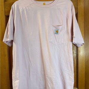 Carhartt Men's Light Pink Short Sleeve Tee